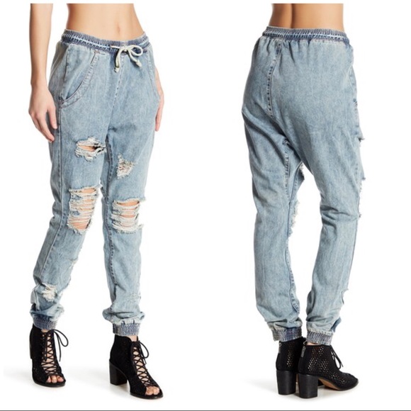 jean trackies